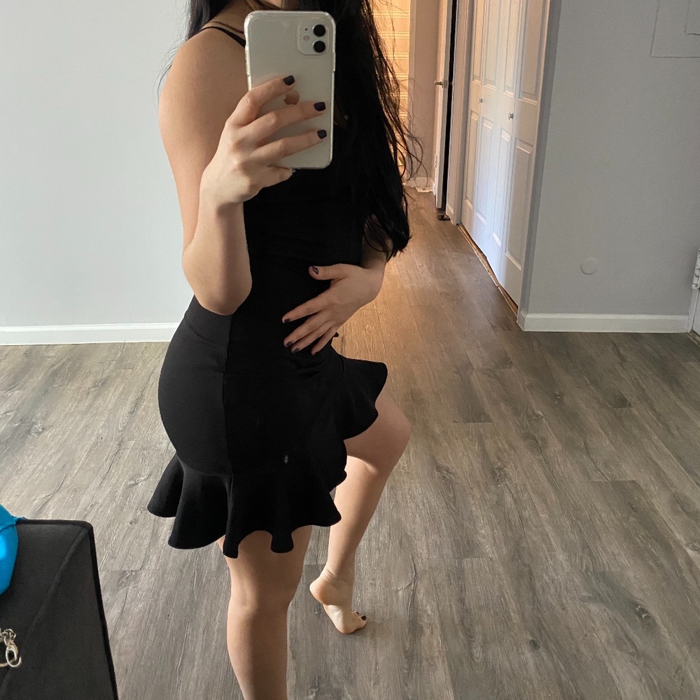MINI BLACK DRESS - Picture 2 of 2